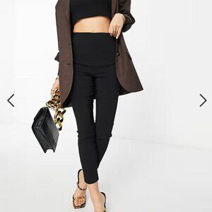 ASOS DESIGN Petite High Waist Pants in Skinny Fit